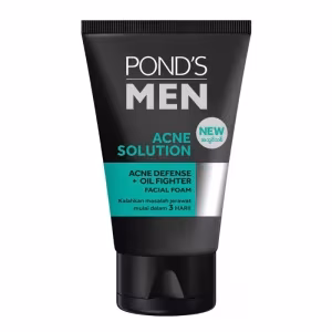 Pond's Men Facewash Acne Solution Facial Foam 50g - 3