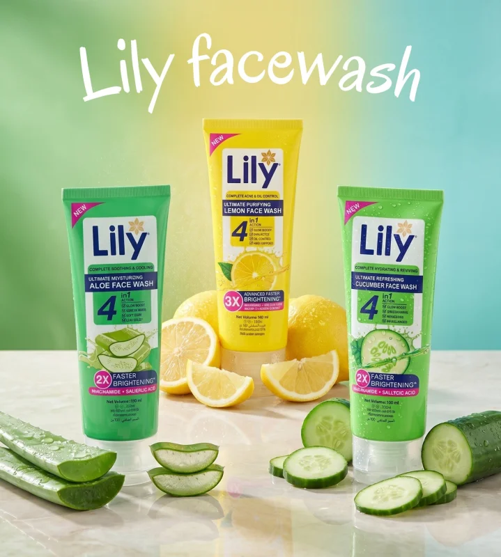 Lily Lemon Face Wash 100ml - 3
