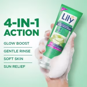 Lily Aloe Vera Face Wash 100ml - 4