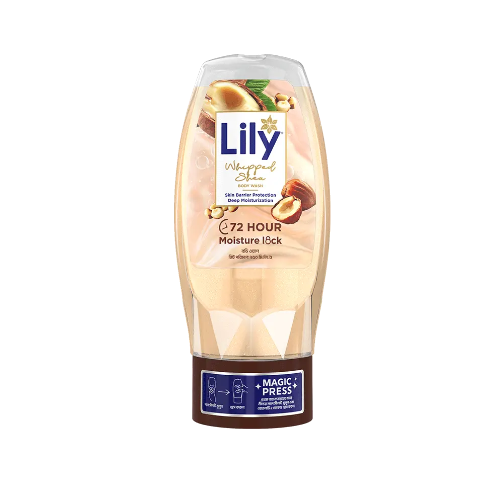 Lily Whipped Shea Body Wash-200ml